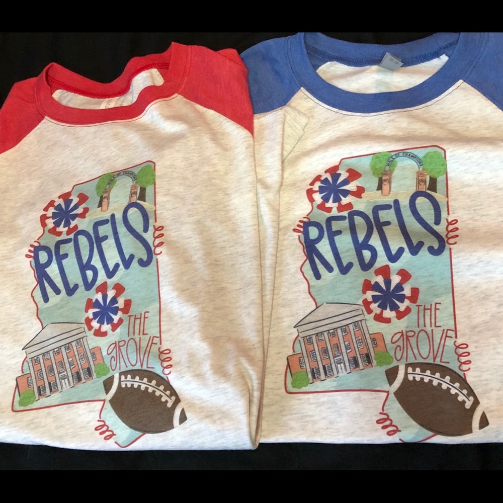 Ole Miss Raglan Shirt